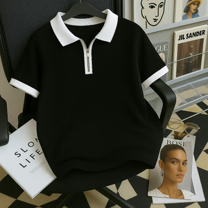 Try Boys Blue Colorblock Cotton Blend T Shirt - Image 3