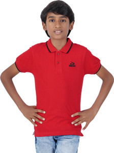 Dunster Boys Solid Pure Cotton Regular T Shirt