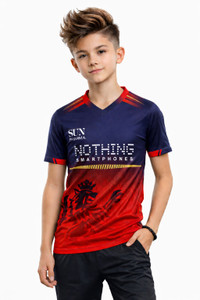 ROCKINRETAILZ Boys & Girls Printed Polyester Regular T Shirt