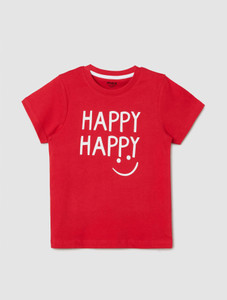 MAX Boys Printed Pure Cotton Regular T Shirt