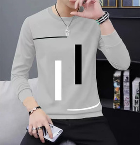 तीस कलेक्शन लड़के Typography, Printed Cotton Blend Regular टी शर्ट