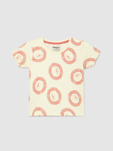 मैक्स बेबी बॉयज़ Printed Pure Cotton Regular टी शर्ट