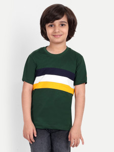 KILLER Boys Colorblock Pure Cotton Regular T Shirt