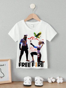 MYBRIGHTSTYLE Baby Boys & Baby Girls Graphic Print Polyester Regular T Shirt