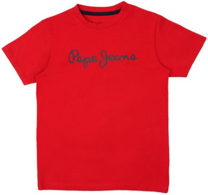 Pepe Jeans Boys Printed Cotton Blend Regular T Shirt