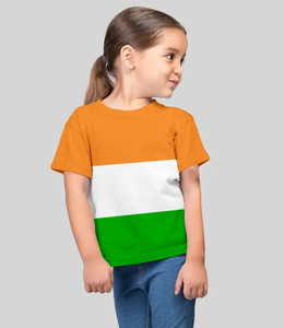 Ticoss Girls Colorblock Pure Cotton Regular T Shirt