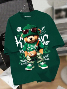 प्रोवोग लड़के Printed Pure Cotton Regular टी शर्ट