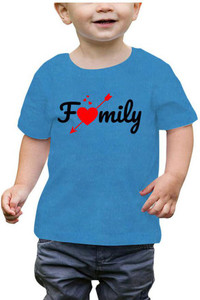 RAINBOWTEES Boys Typography Pure Cotton Regular T Shirt