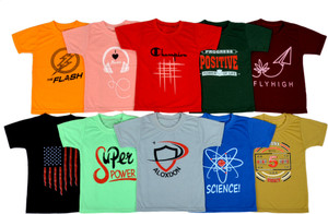 DIAMOND EXPORTER Baby Boys & Baby Girls Printed Cotton Blend Regular T Shirt