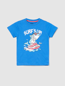 MAX Boys Printed Pure Cotton Regular T Shirt