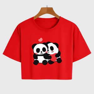 CROP ZONE Girls Printed Cotton Blend Regular T Shirt