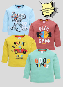 Mars Infiniti Boys Graphic Print Pure Cotton Regular T Shirt