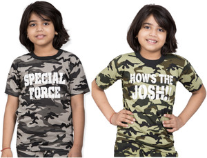 TINY TOON Boys Girls Military Camouflage Cotton