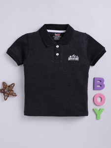 SmartRAHO Boys Solid Pure Cotton Regular T Shirt