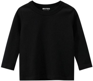 BESTEESCLOTHING Boys & Girls Solid Pure Cotton T Shirt