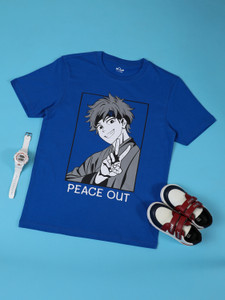 hoop Boys Printed Pure Cotton Regular T Shirt