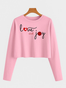 Prinsoo Girls Casual Cotton Blend Crop Top