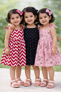 Kachhot Baby Girls Casual Crepe Top