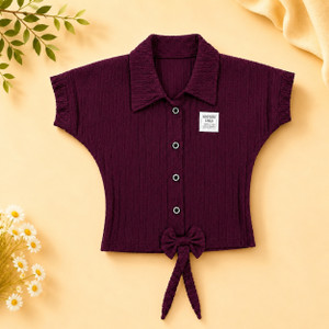 HACHICO Girls Casual Polycotton Shirt Style Top