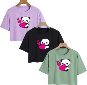 अदिति फैशन लड़कियों के लिए कैजुअल कॉटन ब्लेंड क्रॉप टॉप