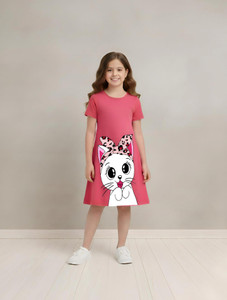 PY PINKYOU Girls Casual Cotton Blend A-line Top