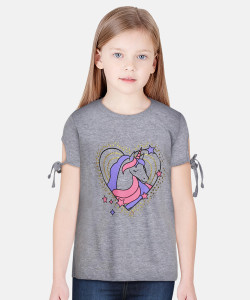 Miss & Chief by Flipkart Girls Casual Cotton Blend Top