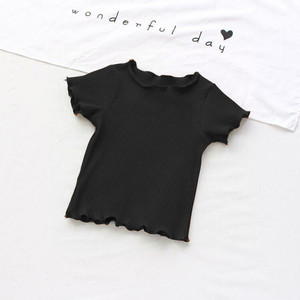 NT CLOTHING Girls Casual Cotton Blend Crop Top