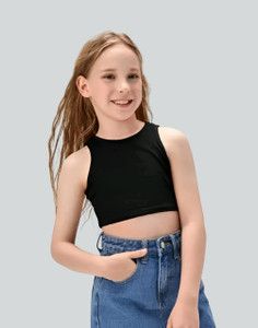 FAST CRY Baby Girls Casual Pure Cotton Tank Top