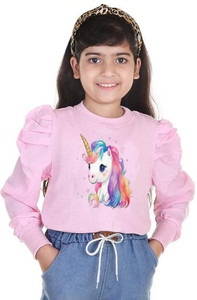 BHUMIHAR Girls Casual Cotton Lycra Blend Ruffled Top