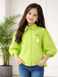 Miss & Chief Girls Party Cotton Blend Top