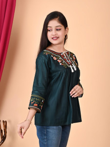MTOUCHFASHION Girls Casual Rayon Top