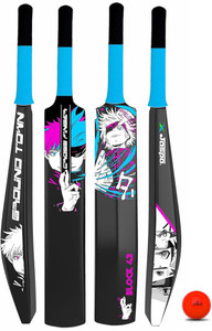 जस्पो Anime Plastic Cricket Bat with Ball For every age group क्रिकेट किट
