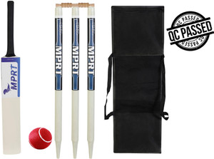 MPRT Ninja Wooden Cricket Kit Bat Size 6 For Age Group 11-14 Cricket Kit Cricket Kit