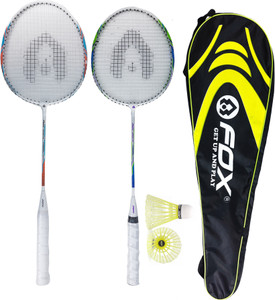 FOX ZENITH Blue, Red Custom Strung Badminton Racquet - Buy