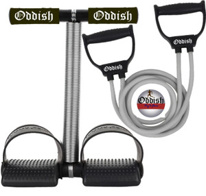 ओड्डिश SINGLE SPRING Tummy Trimmer 12 inch with Resistance Toning Tube for Abdominal फिटनेस एक्सेसरी किट किट