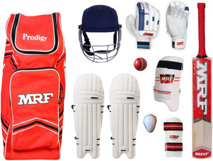 HF MRF King VK-18 Edition Full Size ( Ideal For 15-21 Years ) Pure Leather Cricket Kit
