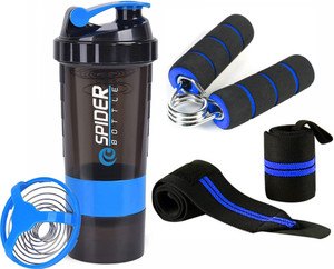 TRUE INDIAN Gym Shaker with Wrist Band and Gripper - Image 6