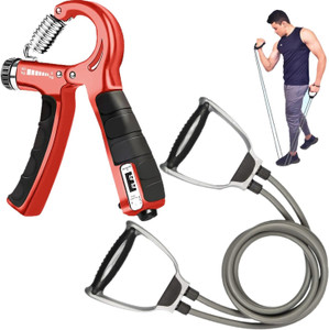 ओड्डिश way to toning tube and hand grip combo kit जिम & फिटनेस किट