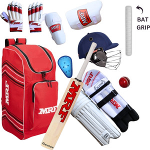 HRSGS SPORTS MRF Grand Edition (Genius) VK-18 Virat Kolhi Complete Cricket Kit क्रिकेट किट