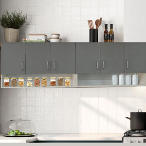 SPECIALITY PANELS 6 Doors Modular Wall Cabinet with Borer & Termites Free Assembly Engineered Wood Kitchen Cabinet