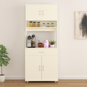 WOODYOU Engineered Wood Crockery Cabinet