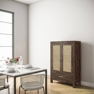 THE ATTIC Solid Wood Crockery Cabinet