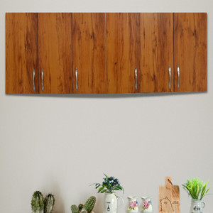 SPECIALITY PANELS 6 Doors Modular Wall Cabinet with Termites Resistance Free Assembly Engineered Wood Kitchen Cabinet