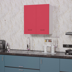 Divysa 2 Door Wall Mounted Kitchen Cabinet for Home & Kitchen, Bathroom, Office Engineered Wood Kitchen Cabinet