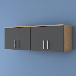 Spyder Craft Matte Finish Wall Mounted Kitchen , Bathroom , Office File Cabinet Multi Purpose Engineered Wood Kitchen Cabinet