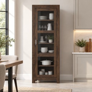 THE ATTIC Solid Wood Crockery Cabinet