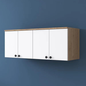 Spyder Craft Matte Finish Wall Mounted Kitchen , Bathroom , Office File Cabinet Multi Purpose Engineered Wood Kitchen Cabinet