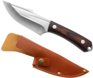कैप्टूला Versatile Meat Cleaver Knife With Sheath Fruit Knife Kitchen Tools (Steel, 1 Pc) स्टेनलेस स्टील चाकू