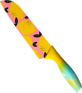 Lellow 1 Pc Stainless Steel, Plastic Knife Ideal for Vegetable | Fruit Paring | Peeling | Slicing For Kitchen & Restaurant