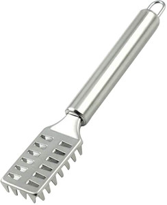 Votvy 1 Pc Steel Knife Fish Skin Remover Scraper Kitchen Stainless Steel Gadget